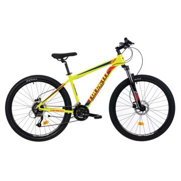 Bicicleta MTB Colinelli COL27, Marimea S, 27.5 inch, Verde, Schimbator Shimano Altus, 24 Viteze, Cadru Aluminiu, Frane pe Disc