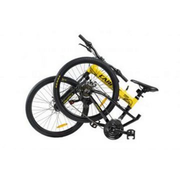 Bicicleta MTB-Folding Hummer 27.5 inch CARPAT C2741S Schimbator Shimano Altus RD-M310-L galbennegru