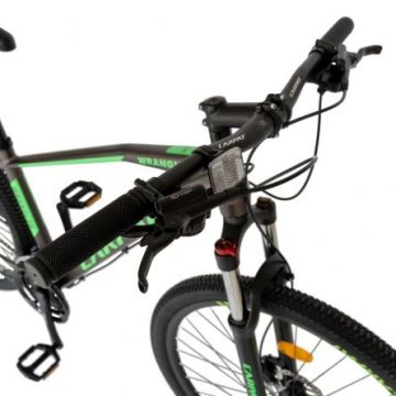 Bicicleta MTB-HT Schimbator Shimano Altus RD-M310-L 24 viteze 29 inch Carpat C2959AH negru cu design verde
