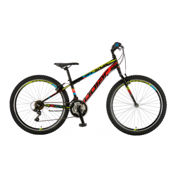 Bicicleta Mtb Polar Sonic - 26 Inch, Negru-Verde-Rosu