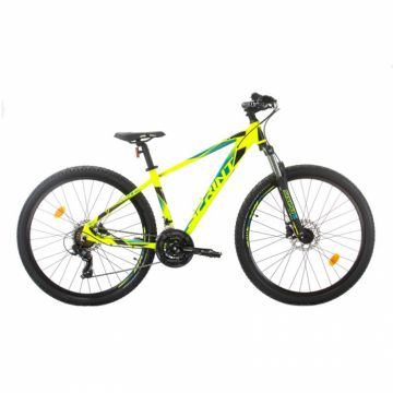 Bicicleta MTB Sprint Maverick 27.5 Verde Neon Turcoaz Negru 440mm