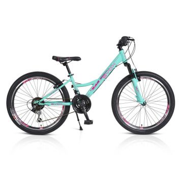 Bicicleta pentru fete Byox Princess Turcoaz 24 inch