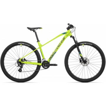 Bicicleta Rock Machine Manhattan 40-29 29 Galben Neon/Negru/Albastru Petrol L-19