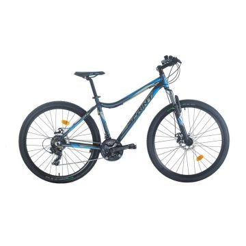 Bicicleta Sprint Hunter MDB 27.5 Albastru/Gri Mat 480 mm