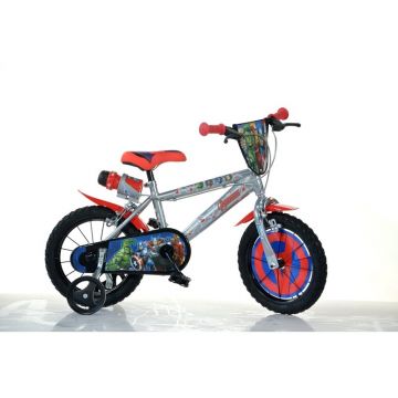 Dino bikes - Bicicleta cu pedale, 14 , Multicolor