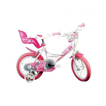 Dino bikes - Bicicleta cu pedale, 16 , Roz