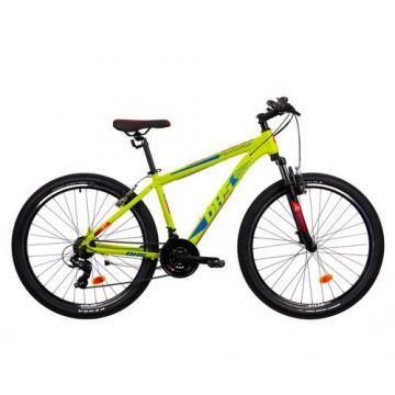 Bicicleta MTB DHS Terrana 2723, S, Roti 27.5inch, Frane V-Brake, 21 viteze (Verde)