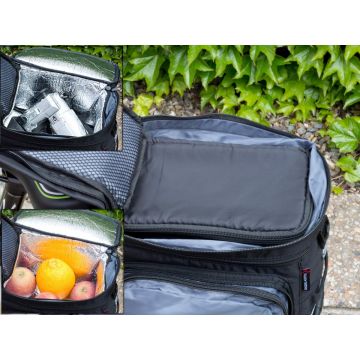 Caserola Thermo pentru bagaje, 25x14x15 cm, negru