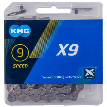 Lant Kmc X9 Gri 114 Zale Compatibil Shimano/Sram/Campagnolo