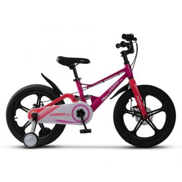 Bicicleta Copii 5-7 ani Carpat PRO C18144B, roti 18inch, Roz/Fucsia