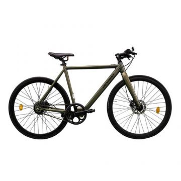 Bicicleta Electrica Devron 28165 Fixie, roti 28inch, XL, acumulator 7.8 Ah, Viteza maxima 25 km/h, Putere motor 250 W, Verde