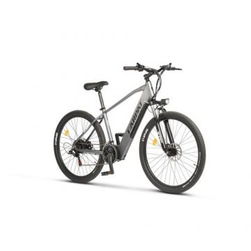 Bicicleta Electrica MTB (E-Bike) CARPAT C275M7E, Shimano Tourney TZ, Roti 27.5 Inch, Motor 250W, Autonomie Max 60 Km, 21 viteze, Gri