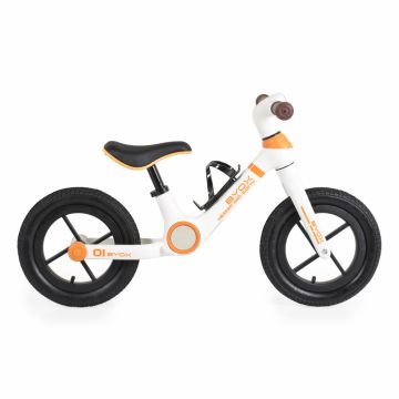 Bicicleta fara pedale Byox Orb White cu roti 12 inch gonflabile, Sa reglabila de la 35cm la 41 cm, Suport sticla de apa inclus, Greutate maxima suportata 50 kg Bicicleta fara pedale Byox Orb White cu roti 12 inch gonflabile, Sa reglabila de la 35cm la 41 cm, Suport sticla de apa inclus, Greutate maxima suportata 50 kg
