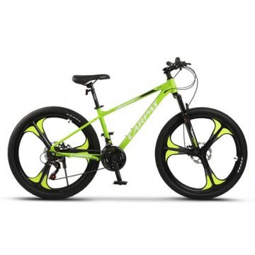 Bicicleta MTB Carpat Evolution C26313M 26inch, Schimbator spate Shimano Tourney 7 viteze, Manete Schimbator Secventiale 21 viteze, Jante Magneziu 3 spite, Roti 26 inch, Cadru Aluminiu, Frane pe Disc fata/spate, Verde/Alb