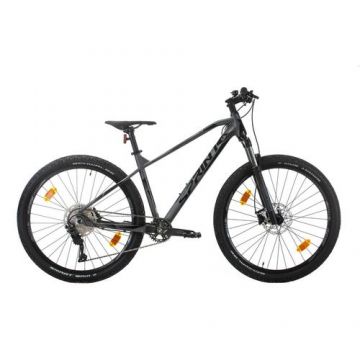 Bicicleta MTB Sprint Apolon Pro 27.5inch, 440 mm, 2022 (Gri Mat/Negru)