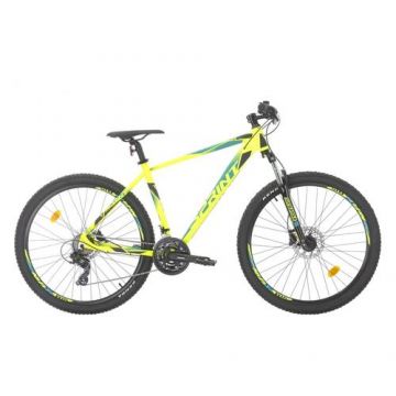 Bicicleta MTB Sprint Maverick 29, 440mm, 2021, Verde Neon Mat