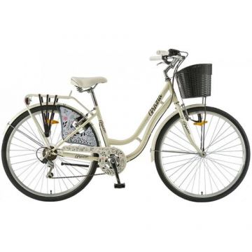 Bicicleta Oras Polar 2023 Grazia 6s, roti 28inch, cadru L, Alb