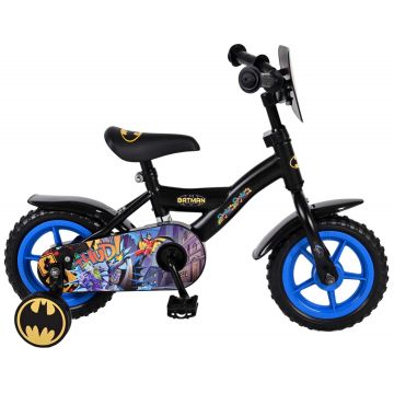 Bicicleta pentru copii Batman, 10 inch, culoare negru, fara frana