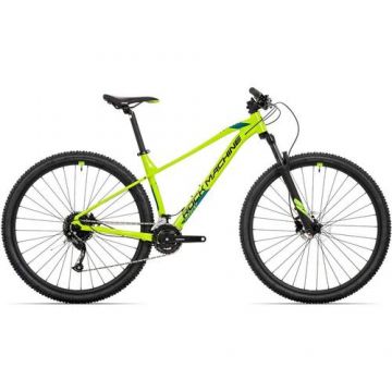 Bicicleta Rock Machine Torrent 20-29 29inch, 21.0inch, XL 2021, Galben Neon/Negru/Albastru