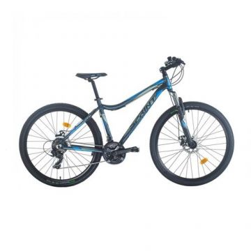 Bicicleta Sprint Hunter MDB 27.5inch 480 mm 2022 (Albastru/Gri Mat)