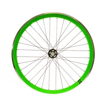Roata Single Speed/fixie Sxt Verde Aluminiu 1250g