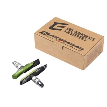 Saboti frana Extend asimetrici negru-verde, 72 mm, 50 g