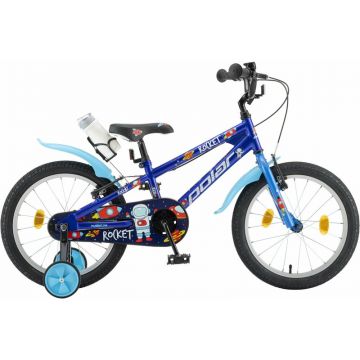 Bicicleta Copii Polar 2023 Rocket - 18 Inch, Albastru