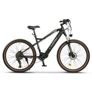 Bicicleta Electrica MTB Hidraulica  Carpat C275H7E, roti 27.5inch, autonomie pana la 60 Km, motor 250W, viteza maxima 25 km/h (Negru/Gri)
