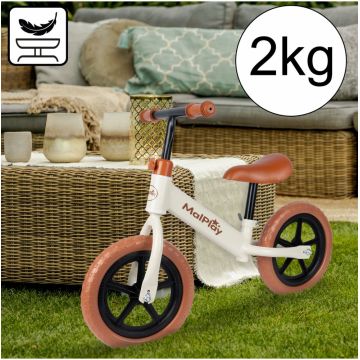 Bicicleta fara pedale 12 inch WhiteBrown