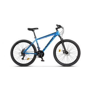 Bicicleta MTB-HT Carpat SPARTAN C26581A, roti 26inch, 21 viteze, cadru Hardtail 431 mm (Albastru/Negru)