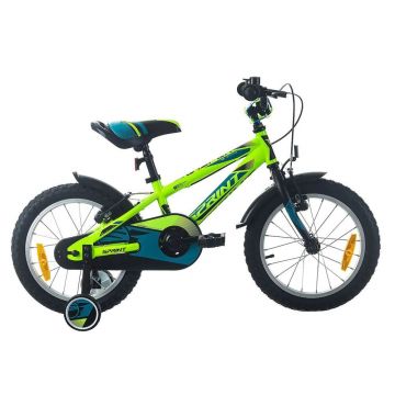 Bicicleta pentru baieti Max Bike Sprint Casper 16 inch Verde Neon