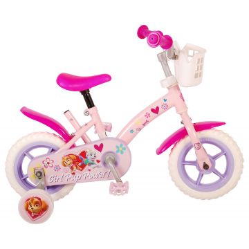 Bicicleta pentru fete Paw Patrol, 10 inch, culoare roz, fara frana