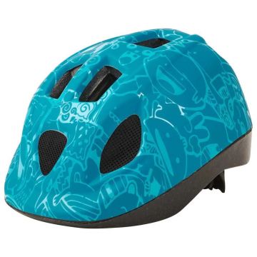 Casca de protectie Premium Max Bike Headgy M(52-56 cm) Emoticoane, Albastru