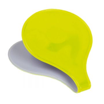 Clips Magnet Reflectorizant Multisport Galben