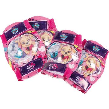 Eurasia Set protectie Cotiere Genunchiere Paw Patrol Girl Eurasia CZ10543, Roz