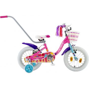 Bicicleta Copii Polar 2024 IceCream - 14 Inch, Roz