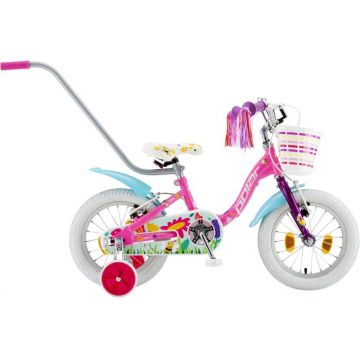 Bicicleta Copii Polar 2024 Summer - 14 Inch, Roz-Albastru