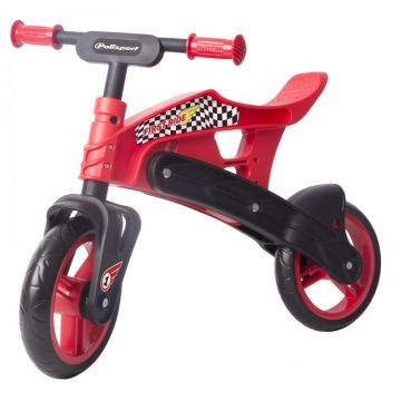 Bicicleta Copii Polisport Balance Bike Off-Road - Rosu-Negru