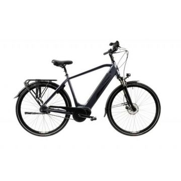 Bicicleta Electrica Corwin 28427, roti 28 Inch, cadru 530mm, 7 Viteze, motor250 W, Gri