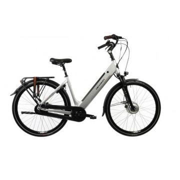 Bicicleta Electrica Devron 28426, roti 28 Inch, cadru 530mm, 8 Viteze, motor250 W, Argintiu