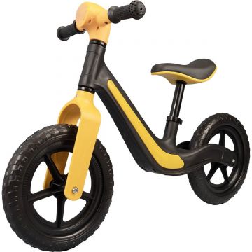 Bicicleta fara pedale cu lumini si muzica Rider, Action One, 12 inch, Negru-Portocaliu