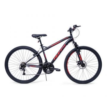 Bicicleta MTB Huffy Extent, roti 27.5inch, 18 viteze, frane pe disc (Negru)