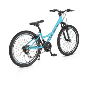 Bicicleta pentru copii Byox 24 inch cu 21 viteze Princess Turcoaz