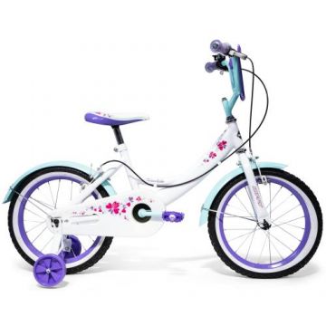 Bicicleta pentru copii Huffy Crème Soda, roti 16inch, Sistem franare V-brake (Alb)