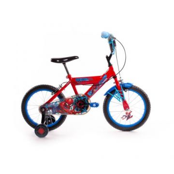 Bicicleta pentru copii Huffy Disney Spider-Man, roti 16inch, Sistem franare V-brake (Rosu)