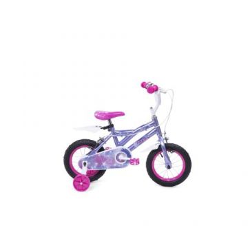 Bicicleta pentru copii Huffy So Sweet, roti 12inch, Sistem franare V-brake (Mov)