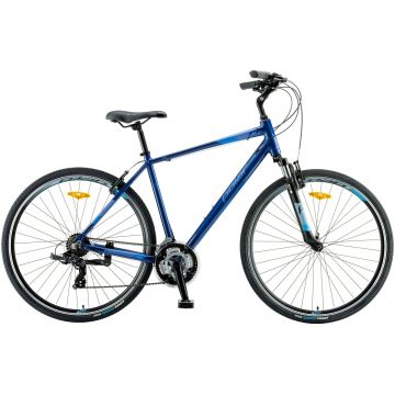 Bicicleta Trekking Polar Helix 2023 - 28 Inch, XL, Albastru
