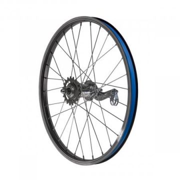 Roata Spate Cerurim LYRA - 16 Inch, 305x21, 28H, butuc Velosteel, Negru