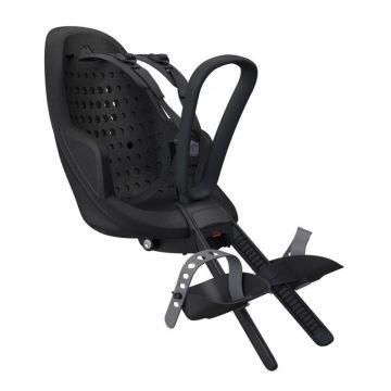 Scaun pentru copii, cu montare pe bicicleta in fata - Thule Yepp 2 Mini Front mounted, Midnight Black