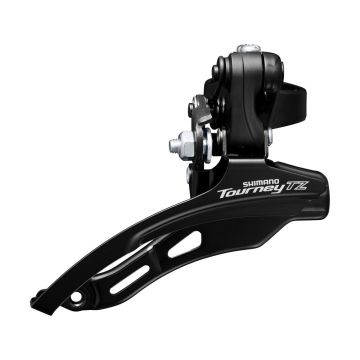 Schimbator fata Shimano Tourney Fd-Tz510-Ds6 triplu pentru 6/7 viteze pe spate tragere de jos culoare negru